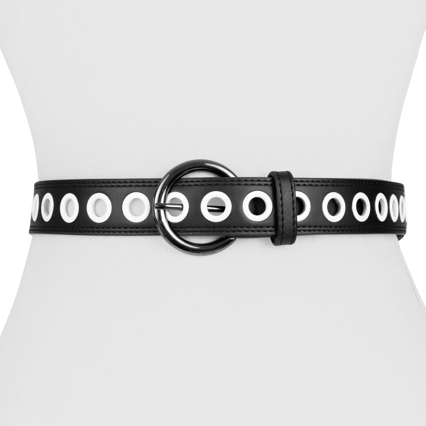 Leather Grommet Belt