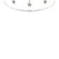 Rhinestone Star Charm 3 Layered Necklace