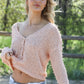 Boho Textured Knit Long Sleeve Cardigan Top