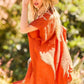 Collar Neck Button Down Robe Oversize Jacket
