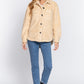 Long Slv Flap Pocket Oversize Jacket