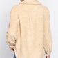 Long Slv Flap Pocket Oversize Jacket