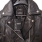 Barney's Original Belinda Real Leather Jacket in Black XS