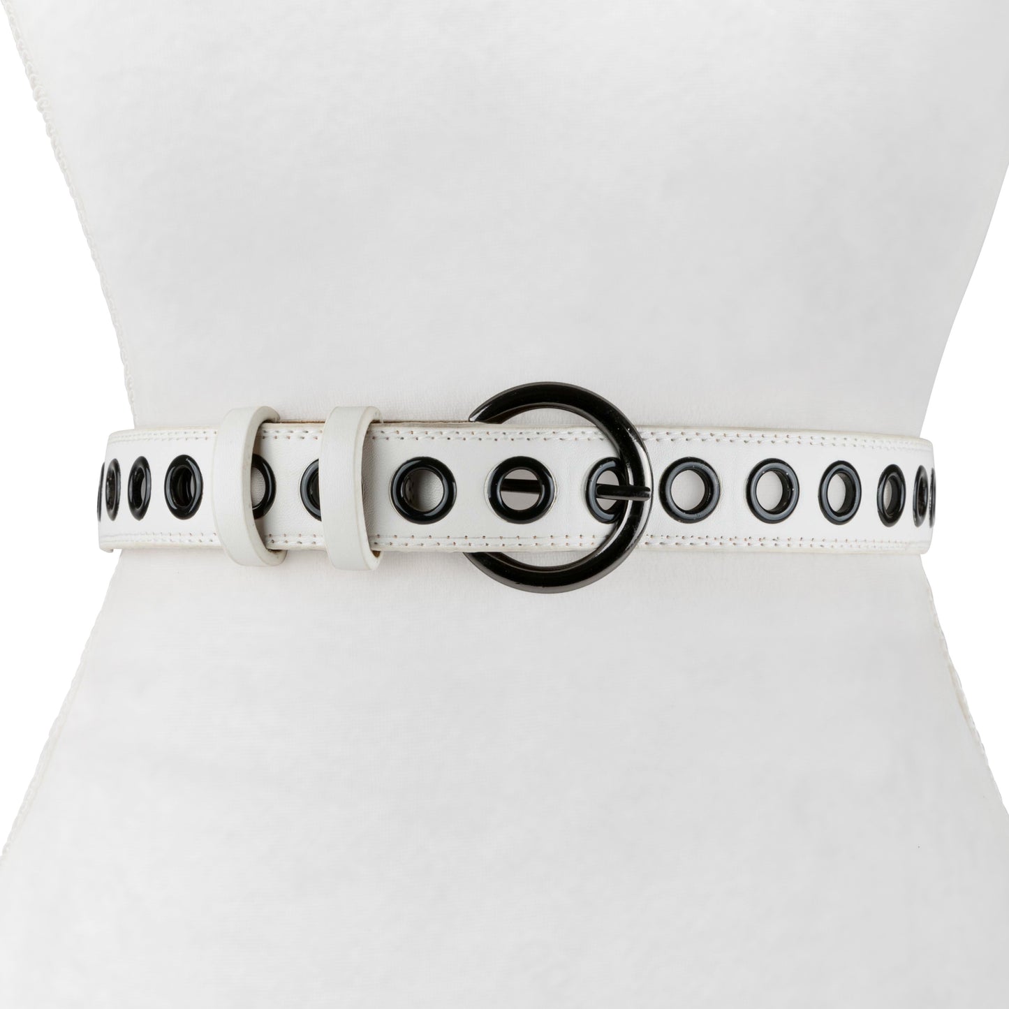 Leather Grommet Belt